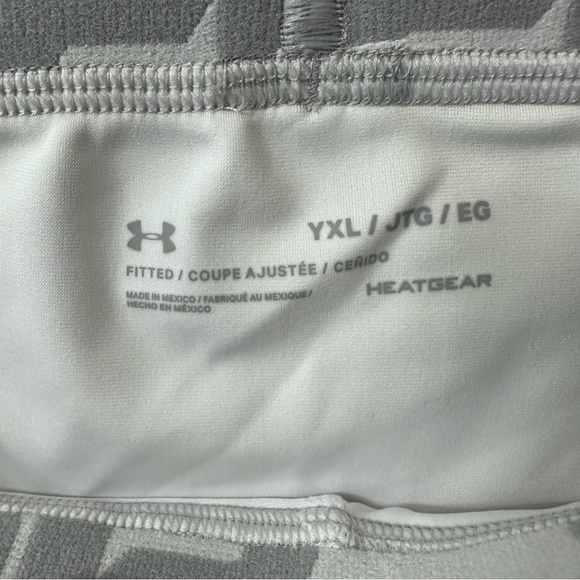 NWT Under Armour White Pants Size Youth XLarge Fitted HeatGear - Picture 14 of 16